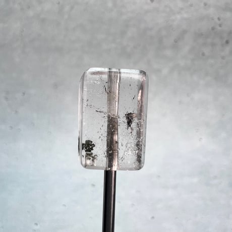 【ガネッシュヒマール産】天然ヒマラヤ水晶"手磨き加工"スクエアビーズ⑨/Ganesh Himal  Himalayan Quartz Square Beads