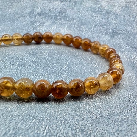 ネパール産🇳🇵【ハニートルマリン】ブレスレット5mm内径15cm③/Nepal HoneyTourmaline Bracelet