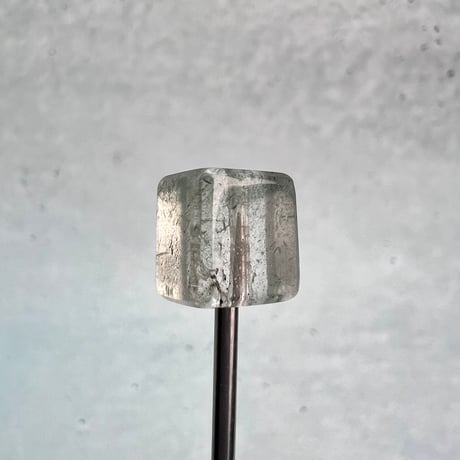 【ガネッシュヒマール産】天然ヒマラヤ水晶"手磨き加工"スクエアビーズ⑭/Ganesh Himal  Himalayan Quartz Square Beads