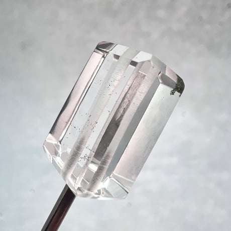 【ガネッシュヒマール産】天然ヒマラヤ水晶"手磨き加工"スクエアビーズ⑦/Ganesh Himal  Himalayan Quartz Square Beads