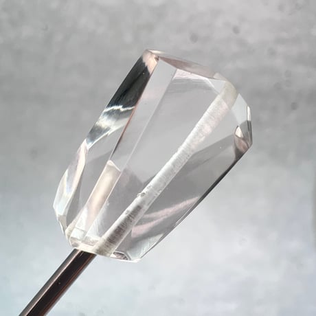 【ガネッシュヒマール産】天然ヒマラヤ水晶"手磨き加工"多面カットビーズ③/Ganesh Himal  Himalayan Quartz Multi Cut Beads