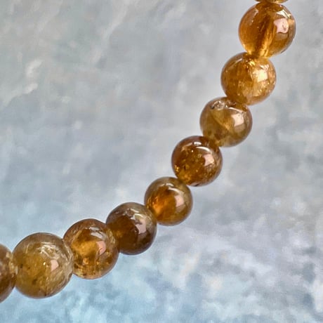 ネパール産🇳🇵【ハニートルマリン】ブレスレット5mm内径15②/Nepal HoneyTourmaline Bracelet