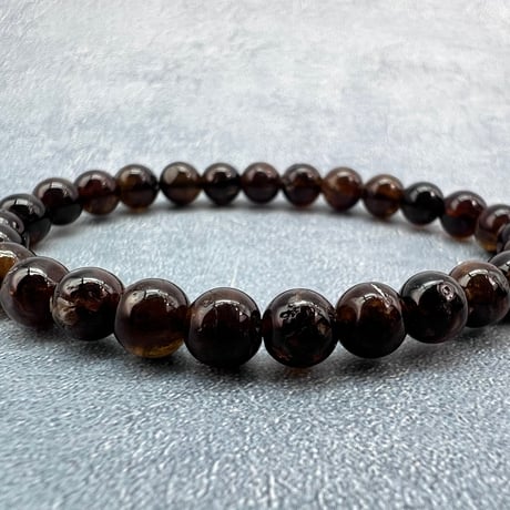 ネパール産🇳🇵【ヒマラヤドラバイトトルマリン】ブレスレット6mm内径15cm/Nepal Himalayan dravite tourmaline Bracelet