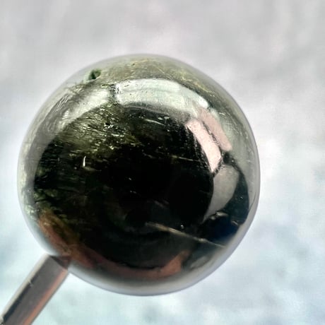 【ガネッシュヒマール産】クローライトイン天然ヒマラヤ水晶ビーズ⑤/Ganesh Himal Chlorite&Actinorite in Himalayan Quartz beads
