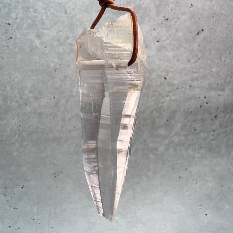 【ガネッシュヒマール産】天然ヒマラヤ水晶ペンダントトップ③/Ganesh Himal Natural Pendant Top