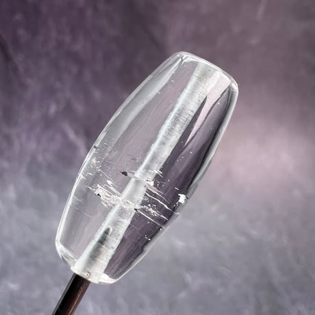 【カイラス産】天然ヒマラヤ水晶バレルビーズ③/Kailash Himalayan Quartz Barrel Beads