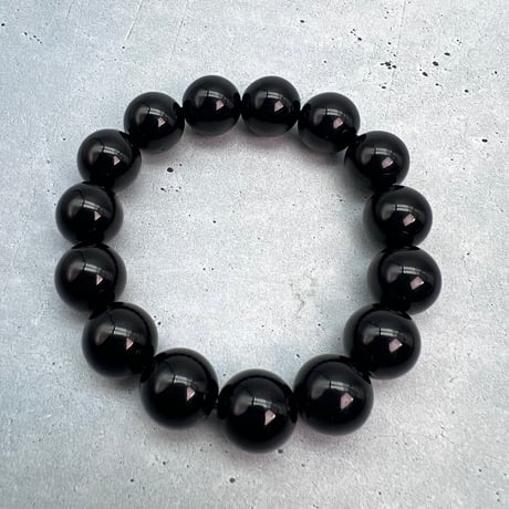 【チベット産】モリオンブレスレット内径14/Tibetan Morion  Bracelet