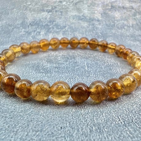 ネパール産🇳🇵【ハニートルマリン】ブレスレット5mm内径15①/Nepal HoneyTourmaline Bracelet