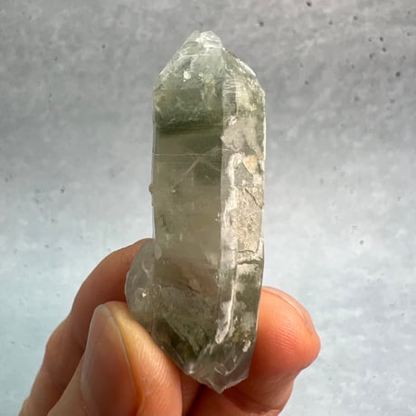【マナスル産】クローライトイン天然ヒマラヤ水晶⑤/Manaslu Chlorite in Himalayan Quartz