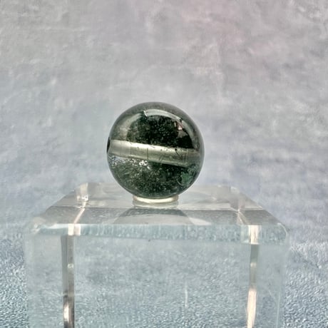 【ガネッシュヒマール産】クローライト&アクチノライトイン天然ヒマラヤ水晶ビーズ②/Ganesh Himal Chlorite&Actinorite in Himalayan Quartz beads