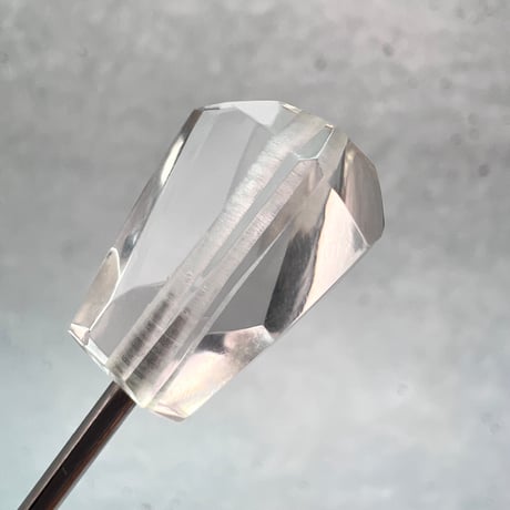 【ガネッシュヒマール産】天然ヒマラヤ水晶"手磨き加工"多面カットビーズ③/Ganesh Himal  Himalayan Quartz Multi Cut Beads