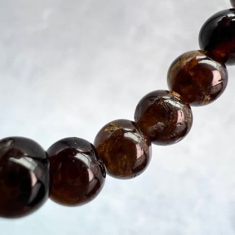 ネパール産🇳🇵【ヒマラヤドラバイトトルマリン】ブレスレット6mm内径15cm/Nepal Himalayan dravite tourmaline Bracelet