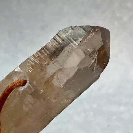 【ガウリシャンカール産】天然ヒマラヤスモーキークォーツ革紐ペンダント③/GauriShankar Himalayan Smoky Quartz Pendant