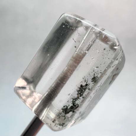 【ガネッシュヒマール産】天然ヒマラヤ水晶"手磨き加工"スクエアビーズ⑧/Ganesh Himal  Himalayan Quartz Square Beads