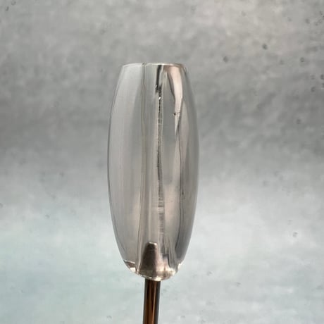 【ガウリシャンカール産】天然ヒマラヤスモーキークォーツ"手磨き加工"バレルビーズ①/Gaurishankar Himalayan Smoky Quartz Barrel Beads