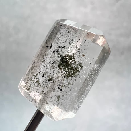 【ガネッシュヒマール産】天然ヒマラヤ水晶"手磨き加工"スクエアビーズ⑩/Ganesh Himal  Himalayan Quartz Square Beads