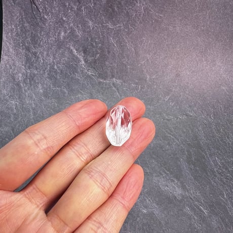 【カイラス産】天然ヒマラヤ水晶多面カットビーズ④/Kailash Himalayan Quartz Multi Cut Beads