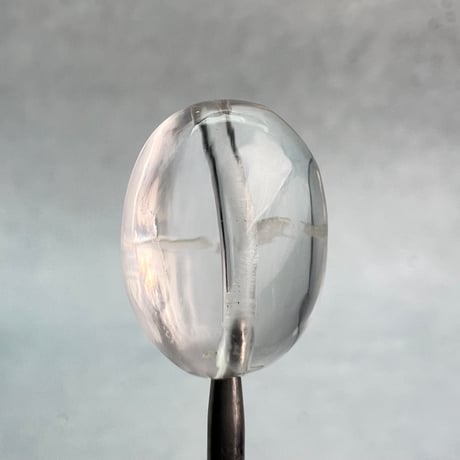 【カイラス産】天然ヒマラヤ水晶タンブル型ビーズ⑧/Kailash Himalayan Quartz Tumble Beads