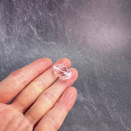 【カイラス産】天然ヒマラヤ水晶多面カットビーズ③/Kailash Himalayan Quartz Multi Cut Beads