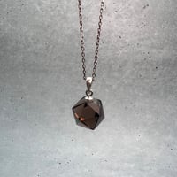 【ガウリシャンカール産】天然ヒマラヤ水晶"手磨き加工"イコサヘドロン"ペンダントトップ①/GauriShankar Himalayan Quartz "Icosahedron"Pendant Top