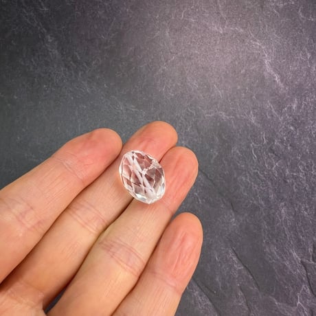 【カイラス産】天然ヒマラヤ水晶多面カットビーズ④/Kailash Himalayan Quartz Multi Cut Beads