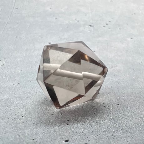 【ガウリシャンカール産】天然ヒマラヤ水晶"手磨き加工"イコサヘドロン"ビーズ/GauriShankar Himalayan Quartz "Icosahedron"Beads