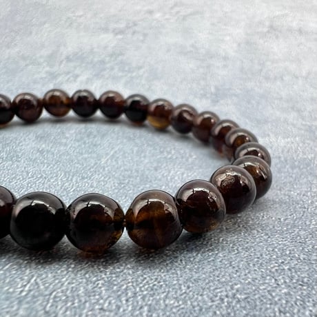 ネパール産🇳🇵【ヒマラヤドラバイトトルマリン】ブレスレット6mm内径15cm/Nepal Himalayan dravite tourmaline Bracelet