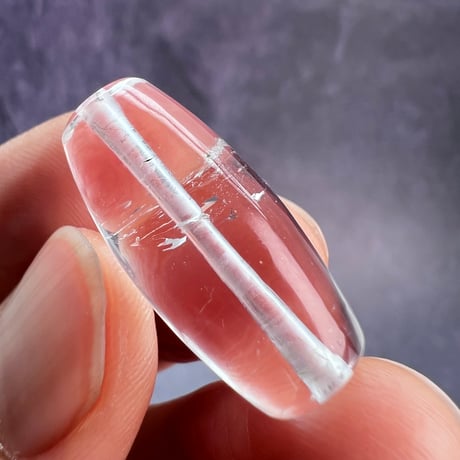 【カイラス産】天然ヒマラヤ水晶バレルビーズ③/Kailash Himalayan Quartz Barrel Beads