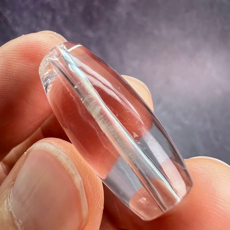 【カイラス産】天然ヒマラヤ水晶バレルビーズ②/Kailash Himalayan Quartz Barrel Beads