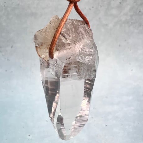 【ガネッシュヒマール産】天然ヒマラヤ水晶ペンダントトップ①/Ganesh Himal Natural Pendant Top