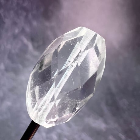 カイラス産】天然ヒマラヤ水晶多面カットビーズ②/Kailash Himalayan Quartz Multi Cut Beads
