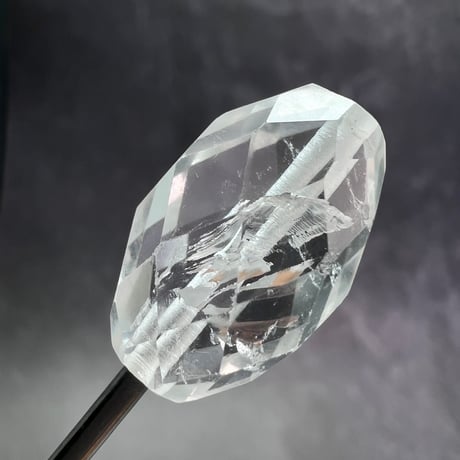 【カイラス産】天然ヒマラヤ水晶多面カットビーズ③/Kailash Himalayan Quartz Multi Cut Beads
