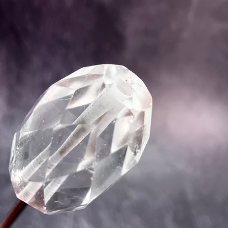 【カイラス産】天然ヒマラヤ水晶多面カットビーズ⑤/Kailash Himalayan Quartz Multi Cut Beads