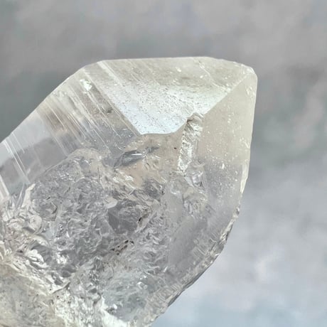 【カイラス産】天然ヒマラヤ水晶革紐付きペンダント⑦/Kailash Himalayan Quartz Pendant