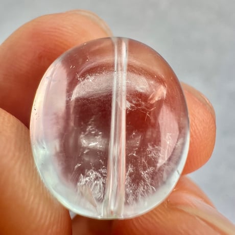 【カイラス産】天然ヒマラヤ水晶タンブル型ビーズ③/Kailash Himalayan Quartz Tumble Beads