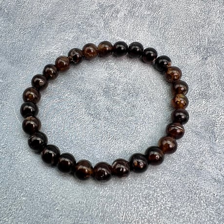 ネパール産🇳🇵【ヒマラヤドラバイトトルマリン】ブレスレット6mm内径15cm/Nepal Himalayan dravite tourmaline Bracelet