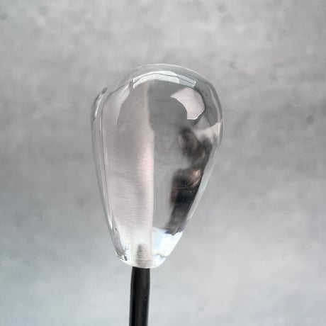 【ガネッシュヒマール産】天然ヒマラヤ水晶"手磨き加工"ハートビーズ④/Ganesh Himal Himalayan Quartz Heart Beads