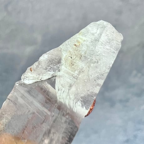 【カイラス産】天然ヒマラヤ水晶革紐付きペンダント⑧/Kailash Himalayan Quartz Pendant