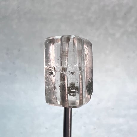 【ガネッシュヒマール産】天然ヒマラヤ水晶"手磨き加工"スクエアビーズ⑨/Ganesh Himal  Himalayan Quartz Square Beads