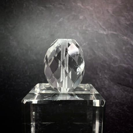 【カイラス産】天然ヒマラヤ水晶多面カットビーズ④/Kailash Himalayan Quartz Multi Cut Beads