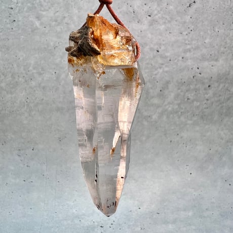 【ガネッシュヒマール産】天然ヒマラヤ水晶ペンダントトップ④/Ganesh Himal Natural Pendant Top