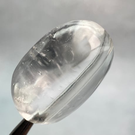 【カイラス産】天然ヒマラヤ水晶タンブル型ビーズ⑨/Kailash Himalayan Quartz Tumble Beads