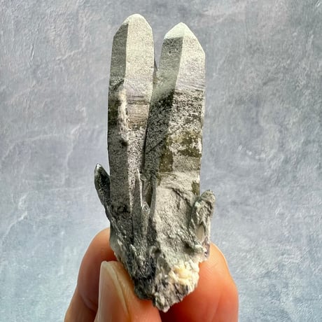 【ガネッシュヒマール産】クローライト&アクチノライトイン天然ヒマラヤ水晶/Ganesh Himal Chlorite&Actinorite in Himalayan Quartz