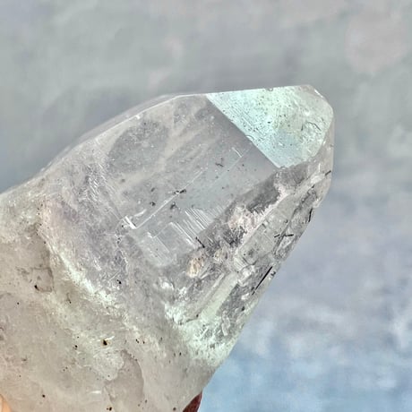 【カイラス産】天然ヒマラヤ水晶革紐付きペンダント⑩/Kailash Himalayan Quartz Pendant