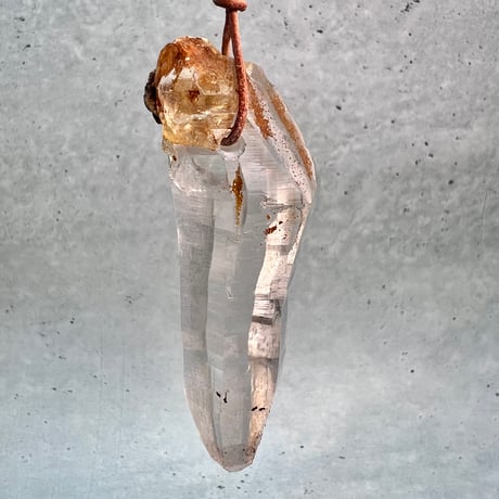 【ガネッシュヒマール産】天然ヒマラヤ水晶ペンダントトップ④/Ganesh Himal Natural Pendant Top