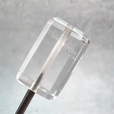 【ガネッシュヒマール産】天然ヒマラヤ水晶"手磨き加工"スクエアビーズ⑥/Ganesh Himal  Himalayan Quartz Square Beads
