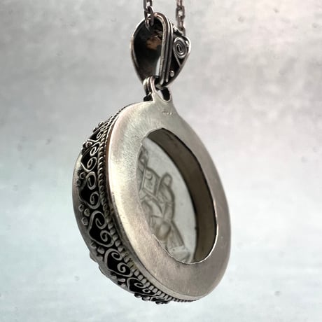 【ガウリシャンカール産】天然ヒマラヤスモーキークォーツ"ガネーシャ様"ペンダントトップ④/Gaurishankar Himalayan Smoky Quartz "Ganesha"