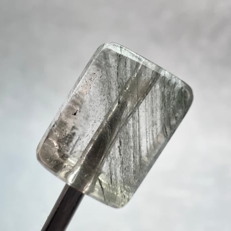 【ガネッシュヒマール産】天然ヒマラヤ水晶"手磨き加工"スクエアビーズ⑭/Ganesh Himal  Himalayan Quartz Square Beads