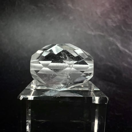 【カイラス産】天然ヒマラヤ水晶多面カットビーズ⑤/Kailash Himalayan Quartz Multi Cut Beads
