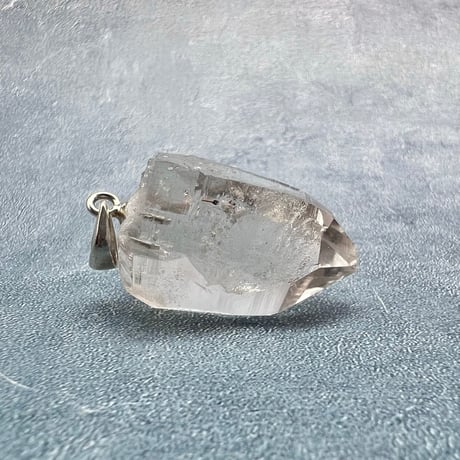 【ガネッシュヒマール産】天然ヒマラヤ水晶バチカン付きペンダントトップ/Ganesh Himal Natural Pendant Top